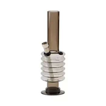 Бонг для курения, h=20 см, «Гармошка», акриловый, черный