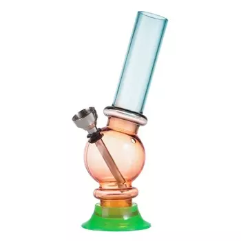 Бонг курительный, h=15.5 см, Aroma, акриловый, зелёный