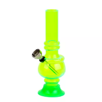 Бонг курительный, h=15 см, «Капля», акриловый, зелёный
