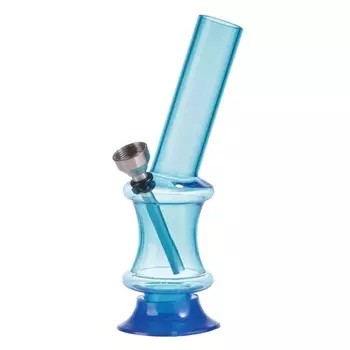 Бонг курительный, h=15 см, «Катушка», акриловый, синий
