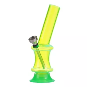 Бонг курительный, h=15 см, «Катушка», акриловый, зелёный