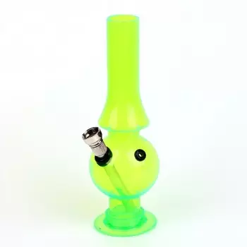 Бонг курительный, большой, h=20 см, «Копье», акриловый, зелёный