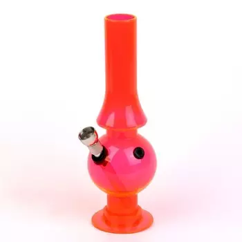 Бонг курительный, большой, h=20 см, «Копье», акриловый, розовый