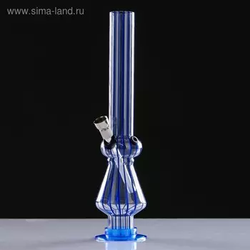 Бонг курительный, большой, h-26 см, "Колокол", акриловый, микс
