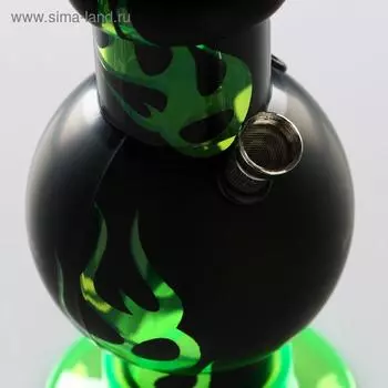 Бонг курительный, h=32 см, «Пламя», акриловый, микс