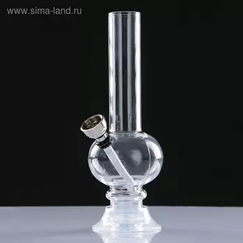 Бонг курительный, h=15 см, «Палпи», акриловый, белый