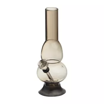Бонг курительный, h=15 см, «Шар и колокол», акриловый, чёрный