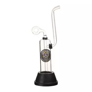 Бонг курительный стеклянный "Череп" 23.2 х 7.5 х 9.5 см