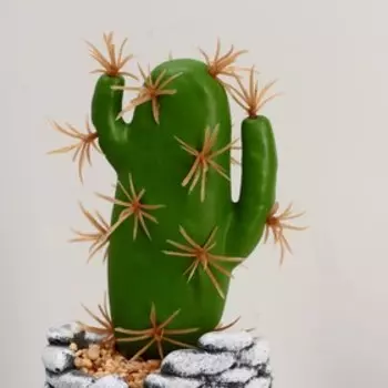 Бонсай "Кактус" галька, 6х13 см