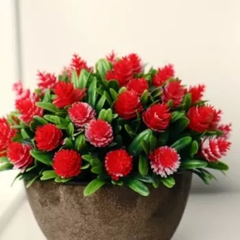 Бонсай в горшке «Многослойные бутоны», 1311 см, МИКС