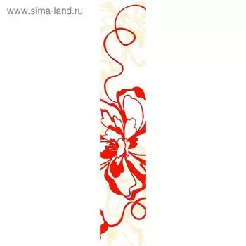 Бордюр 40х7,5см Кураж-2 красный Монро красный 76-00-45-050