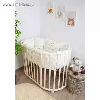 Борт «Акварель», 10 предметов, бирюзовый