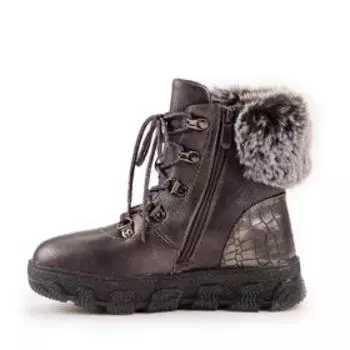 Ботинки, цвет бронзовый, размер 32