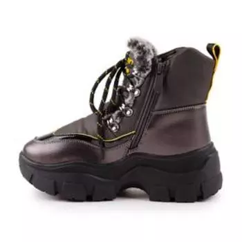 Ботинки зимние, цвет бронзовый, размер 36