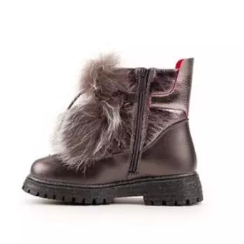 Ботинки, цвет бронзовый, размер 36