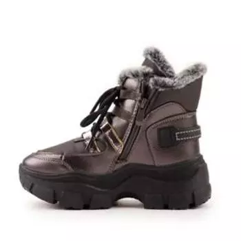 Ботинки, цвет бронзовый, размер 37