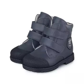 Ботинки детские, размер 21, цвет тёмно-синий