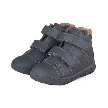 Ботинки детские, размер 22, цвет серый