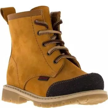 Ботинки детские, размер 32, цвет коричневый