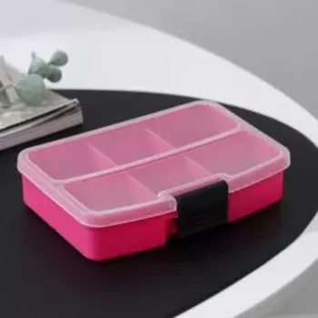 Органайзер для хранения Доляна, 6 ячеек, 13,5103 см, цвет МИКС