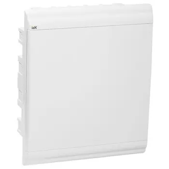 Бокс ЩРВ-П-24 мод. встраив. пластик IP41 PRIME бел. дверь IEK MKP82-V-24-WD-41-10