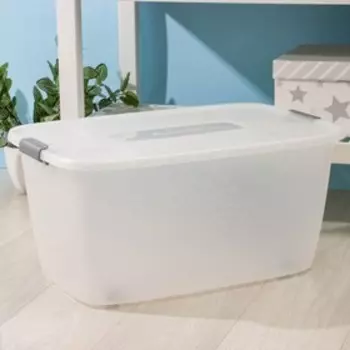 Бокс универсальный, 46 л, 604029 см, на колесиках, МИКС