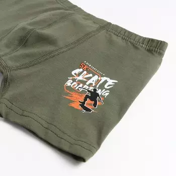 Боксеры для мальчика, цвет хаки, рост 122-128 см