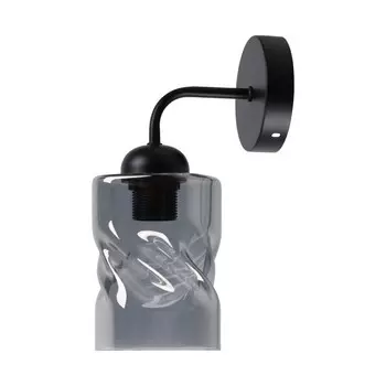 Бра ЭкономСвет 10214/1wBK GR, E27 1x60Вт, цвет черный