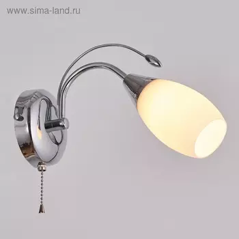 Бра 12121/1 1хЕ14 40Вт хром 18х10х24см