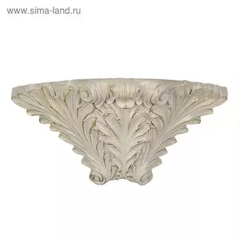 Бра 1324-1W Cornisa 1xE14, 40W слоновая кость 13x34x12 см