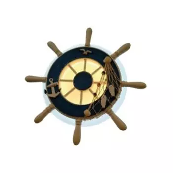 Бра, 14Вт, LED, 35x15x5 см, цвет белый, синий