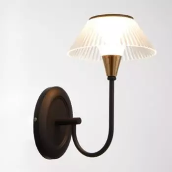Бра 1695/1 LED 24Вт 3000-6000К черно-золотой 27х18х30 см