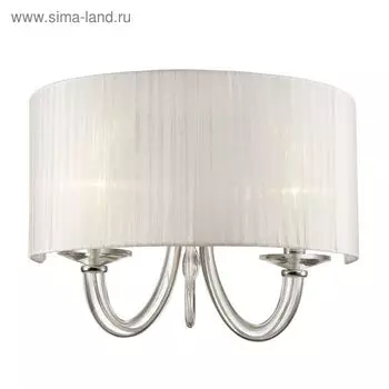 Бра 1698-2W Snow 2xE14, 40W хром 45x28,5x33 см