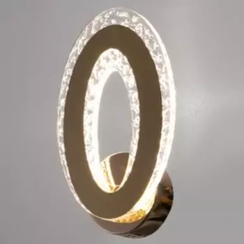 Бра 1835/1GD LED 38Вт 3000К хромированное золото 16,5х7,5х28,5 см