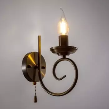 Бра 2430/1 E14 40Вт бронза 21х10х21 см