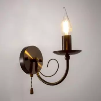 Бра 2431/1 E14 40Вт бронза 21х10х21 см