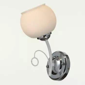 Бра 2452/1 E27 40Вт бело-хромовый