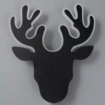 Бра 2504/1BK LED 16Вт 4000К черный 23х24 см