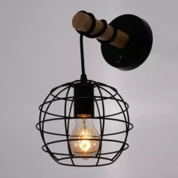 Бра 2550/1 E27 40 Вт черный 182635 см