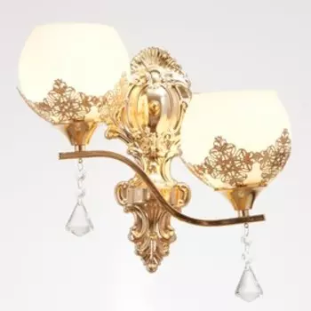 Бра 2576/2 E27 40 вт золото 27х14х33 см