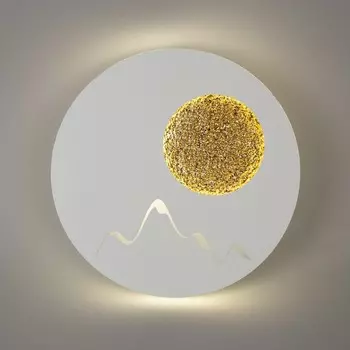 Бра, 27Вт, 5x23x23 см, цвет белый