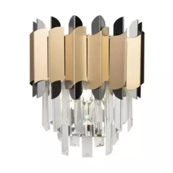 Бра, 40Вт, E14, 14x25x29 см, цвет античная бронза, чёрный