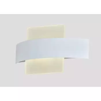 Бра, 4Вт, 4,5x24x12 см, цвет белый