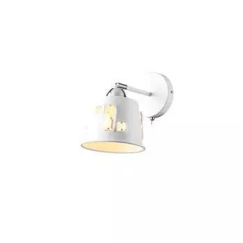 Бра, 60Вт, E27, 15x15x22 см, цвет белый