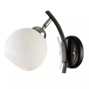 Бра, 60Вт, E27, 26x15x23 см, цвет венге, хром