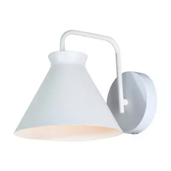 Бра, 60Вт, E27, 26x19x20 см, цвет белый