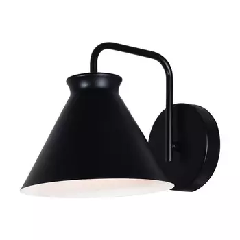 Бра, 60Вт, E27, 26x19x20 см, цвет чёрный