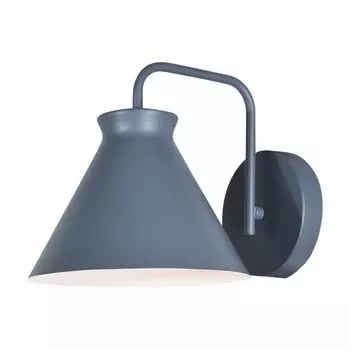 Бра, 60Вт, E27, 26x19x20 см, цвет серый