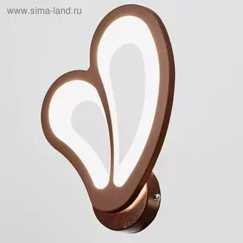 Бра 661344B/1 LED 10Вт 4000К кофе 23х19х7 см