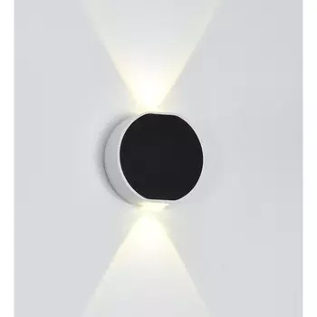 Бра, 6Вт, 3,5x10x9,5 см, цвет чёрный